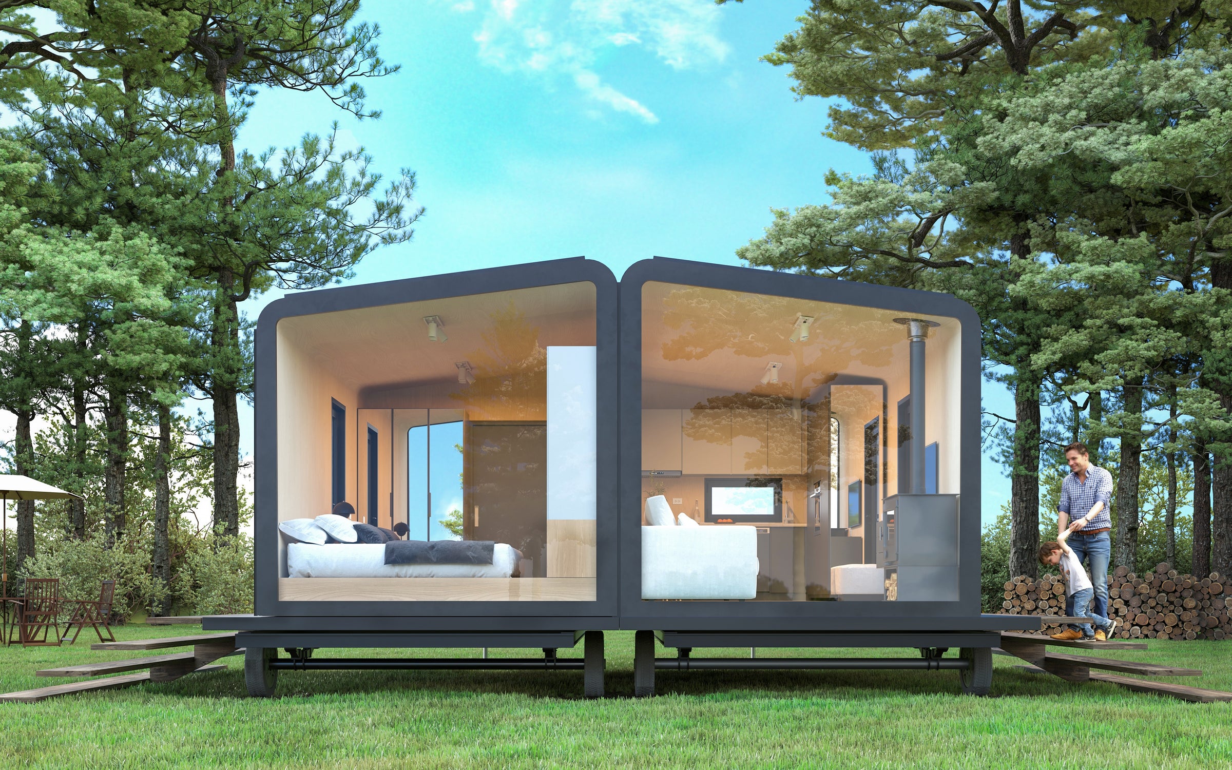 Modulares Rahmenhaus